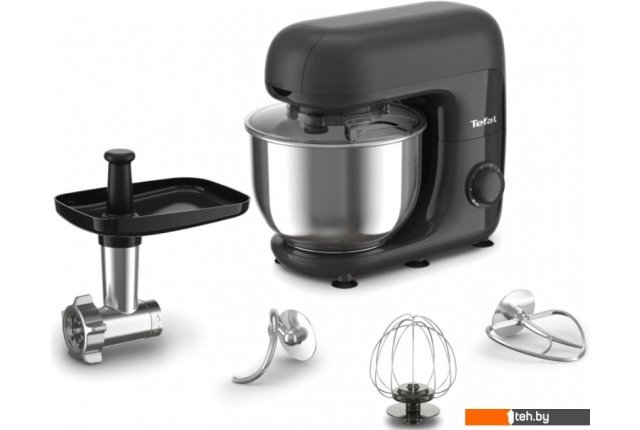 Кухонные комбайны, машины и планетарные миксеры Tefal Bake Essential QB161H38 Кухонные комбайны, машины и планетарные миксеры Tefal Bake Essential QB161H38