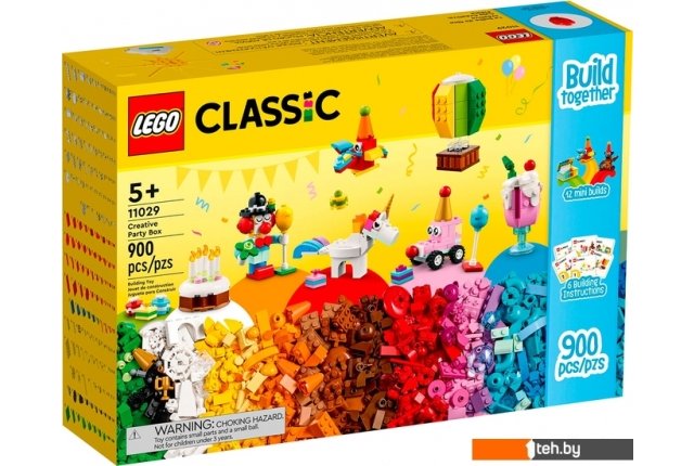 Конструкторы LEGO Classic 11029 Творческая коробка для вечеринок Конструкторы LEGO Classic 11029 Творческая коробка для вечеринок