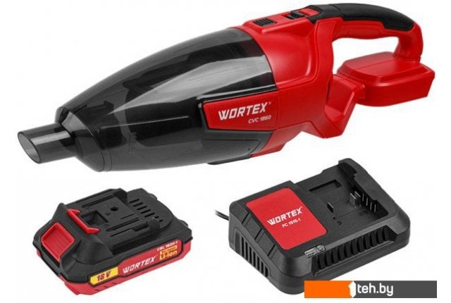 Автомобильные пылесосы Wortex CVC 1860 (с 1-им АКБ) Автомобильные пылесосы Wortex CVC 1860 (с 1-им АКБ)
