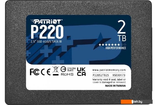 SSD Patriot P220 2TB P220S2TB25 SSD Patriot P220 2TB P220S2TB25