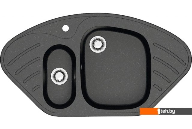 Кухонные мойки Berge BR-9550 (черный матовый) Кухонные мойки Berge BR-9550 (черный матовый)