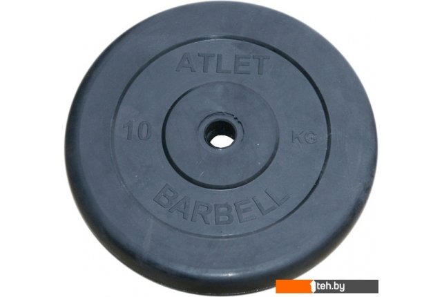 Гантели, гири, штанги MB Barbell Атлет 26 мм (1x10 кг) Гантели, гири, штанги MB Barbell Атлет 26 мм (1x10 кг)