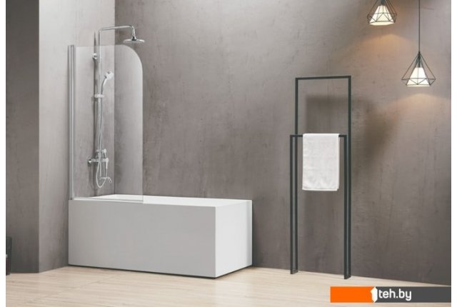 Шторки и карнизы для ванн и поддонов Adema NFA-621 (прозрачное стекло) Шторки и карнизы для ванн и поддонов Adema NFA-621 (прозрачное стекло)