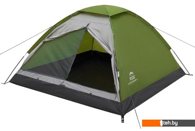 Палатки Jungle Camp Lite Dome 4 (зеленый/серый) Палатки Jungle Camp Lite Dome 4 (зеленый/серый)