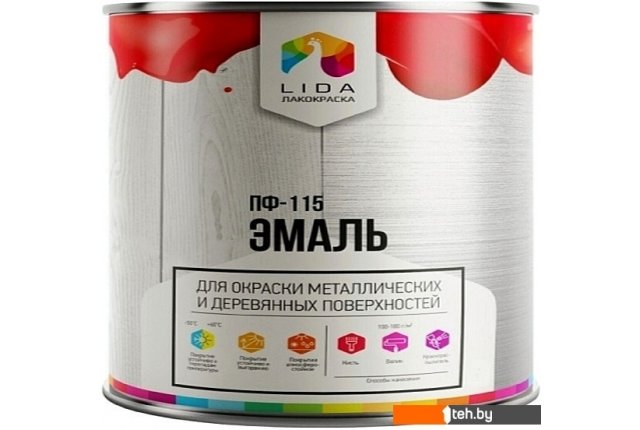 Краски и эмали LIDA Optima ПФ-115 20 кг (желтый) Краски и эмали LIDA Optima ПФ-115 20 кг (желтый)