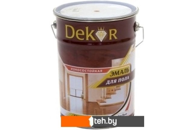 Краски и эмали Dekor для пола (желтый/коричневый, 20 кг) Краски и эмали Dekor для пола (желтый/коричневый, 20 кг)