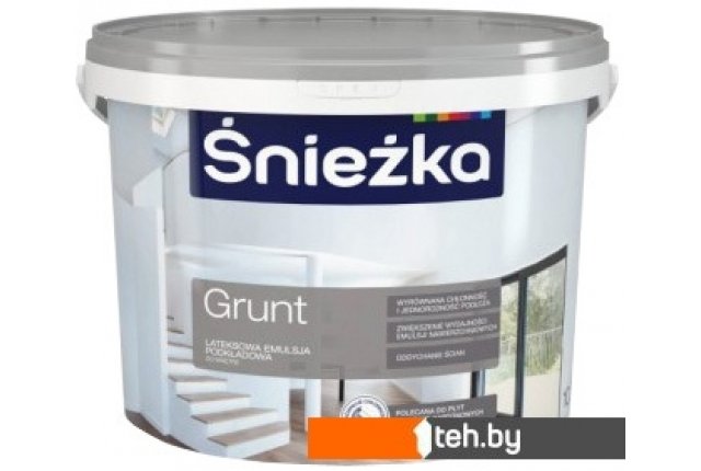 Краски и эмали Sniezka Grunt 10 л (белый) Краски и эмали Sniezka Grunt 10 л (белый)