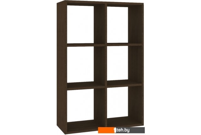 Полки, стеллажи, системы хранения Кортекс-мебель КМ-33 6 секций (венге темный) Полки, стеллажи, системы хранения Кортекс-мебель КМ-33 6 секций (венге темный)