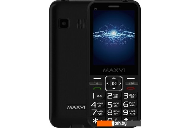 Мобильные телефоны Maxvi P3 (черный) Мобильные телефоны Maxvi P3 (черный)