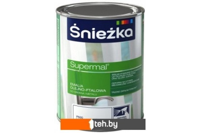 Краски и эмали Sniezka Supermal Масляно-фталевая 2.5 л (RAL9003 белый глянец) Краски и эмали Sniezka Supermal Масляно-фталевая 2.5 л (RAL9003 белый глянец)
