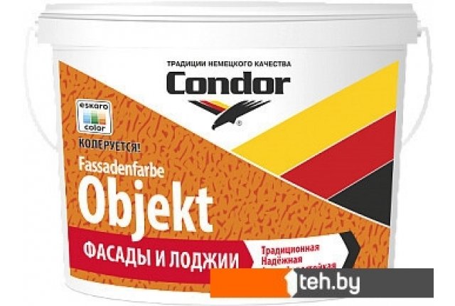 Краски и эмали Condor Fassadenfarbe Objekt 15 кг (белый матовый) Краски и эмали Condor Fassadenfarbe Objekt 15 кг (белый матовый)