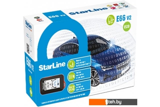 Автосигнализации StarLine E66 v2 BT ECO 2CAN+4LIN Автосигнализации StarLine E66 v2 BT ECO 2CAN+4LIN