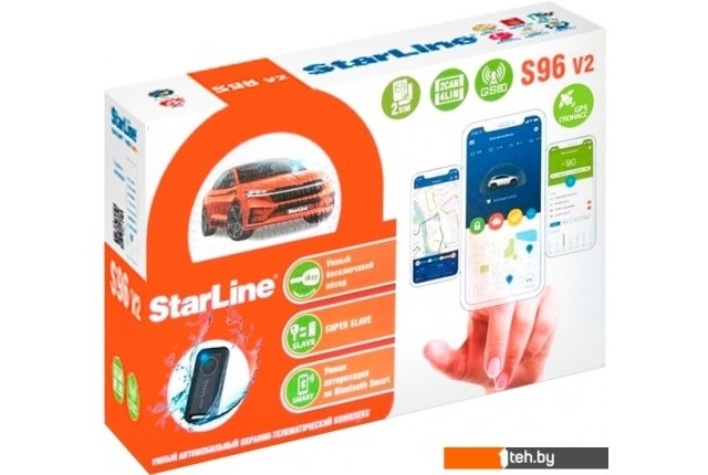 Автосигнализации StarLine S96 v2 2CAN+4LIN 2SIM GSM GPS Автосигнализации StarLine S96 v2 2CAN+4LIN 2SIM GSM GPS