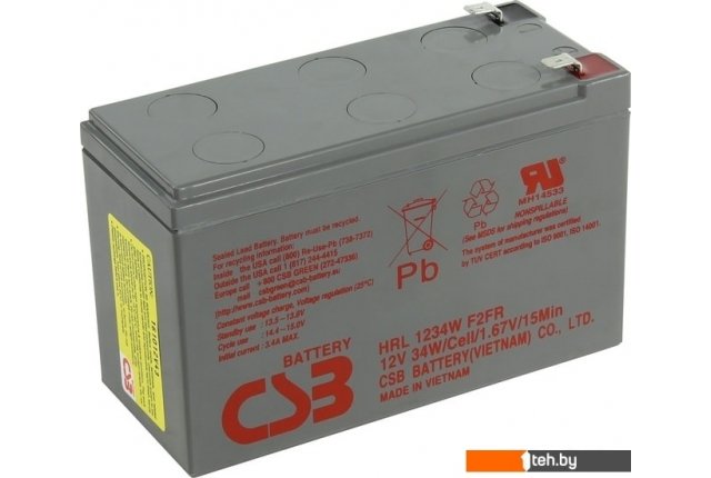 Аккумуляторы для ИБП CSB Battery HRL1234W F2FR (12В/9 А·ч) Аккумуляторы для ИБП CSB Battery HRL1234W F2FR (12В/9 А·ч)