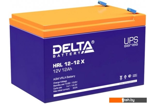 Аккумуляторы для ИБП Delta HRL 12-12 X (12В/12 А·ч) Аккумуляторы для ИБП Delta HRL 12-12 X (12В/12 А·ч)