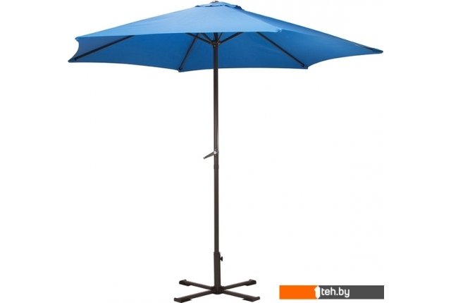 Зонты садовые, пляжные Ecos GU-03 (синий, с подставкой) Зонты садовые, пляжные Ecos GU-03 (синий, с подставкой)