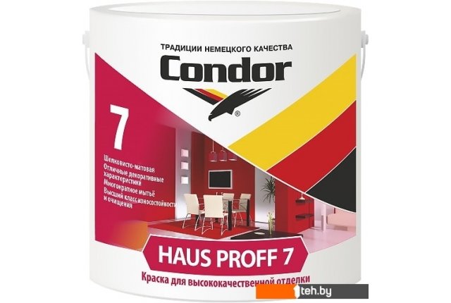 Краски и эмали Condor Haus Proff 7 База A (4.6 л) Краски и эмали Condor Haus Proff 7 База A (4.6 л)