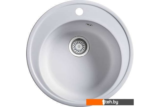 Кухонные мойки Belux BRG-51-01 (белый кварц) Кухонные мойки Belux BRG-51-01 (белый кварц)