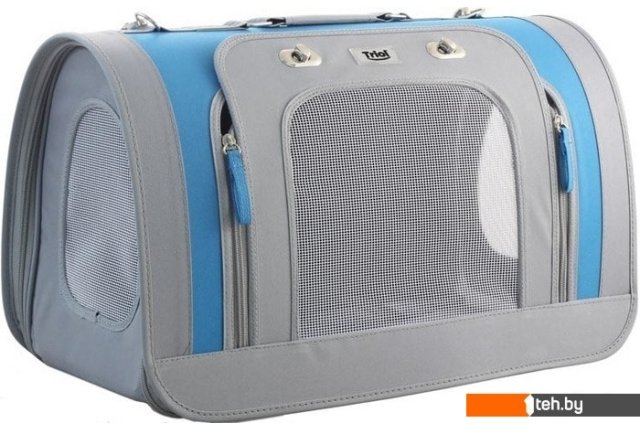 Сумки, переноски для животных Triol Лаура (серый/голубой) Сумки, переноски для животных Triol Лаура (серый/голубой)