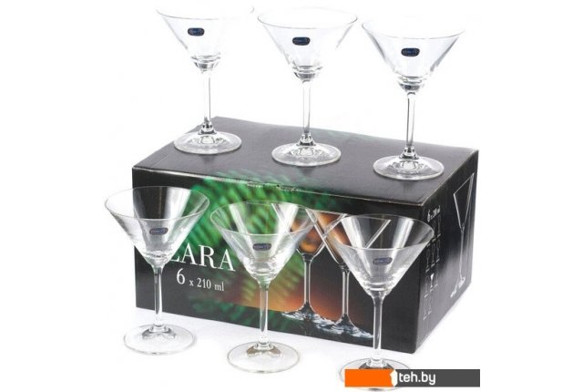 Стаканы, бокалы, рюмки Bohemia Crystal Lara 40415/210 Стаканы, бокалы, рюмки Bohemia Crystal Lara 40415/210