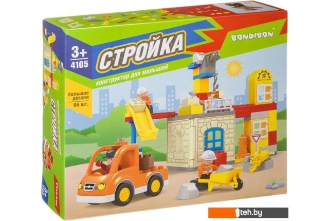Конструкторы Bondibon Стройка ВВ4105 Конструкторы Bondibon Стройка ВВ4105