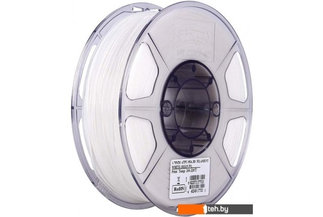 Расходные материалы и аксессуары для 3D-печати eSUN eTPU-95A 1.75 мм 1000 г (белый) Расходные материалы и аксессуары для 3D-печати eSUN eTPU-95A 1.75 мм 1000 г (белый)