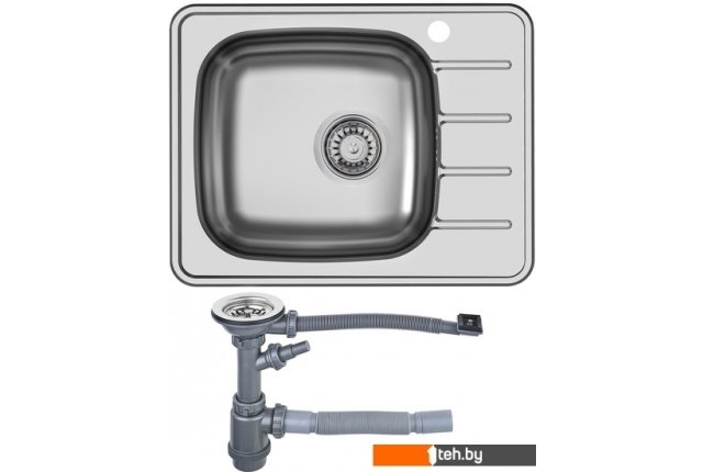 Кухонные мойки Ukinox Гранд GRM600.480-GT6K 2L (с сифоном S701) Кухонные мойки Ukinox Гранд GRM600.480-GT6K 2L (с сифоном S701)