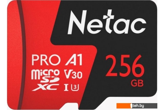 Карты памяти Netac P500 Extreme Pro 256GB NT02P500PRO-256G-S Карты памяти Netac P500 Extreme Pro 256GB NT02P500PRO-256G-S