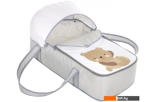 Детские коляски и аксессуары BamBola Мишка (серый/белый) Детские коляски и аксессуары BamBola Мишка (серый/белый)