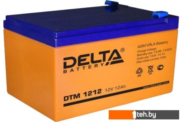 Аккумуляторы для ИБП Delta DTM 1212 (12В/12 А·ч) Аккумуляторы для ИБП Delta DTM 1212 (12В/12 А·ч)