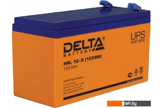 Аккумуляторы для ИБП Delta HRL 12-9 (1234W) (12В/9 А·ч) Аккумуляторы для ИБП Delta HRL 12-9 (1234W) (12В/9 А·ч)