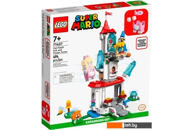 Конструкторы LEGO Super Mario 71407 Наряд Пич-кошки и Ледяная башня Конструкторы LEGO Super Mario 71407 Наряд Пич-кошки и Ледяная башня