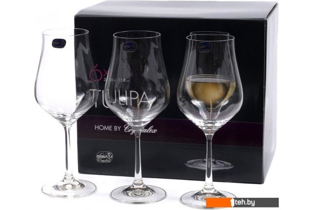Стаканы, бокалы, рюмки Bohemia Crystal Tulipa 40894/350 Стаканы, бокалы, рюмки Bohemia Crystal Tulipa 40894/350