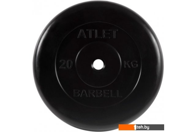 Гантели, гири, штанги MB Barbell Атлет 31 мм (1x20 кг) Гантели, гири, штанги MB Barbell Атлет 31 мм (1x20 кг)