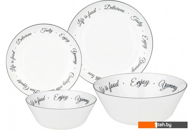 Тарелки, салатники, блюда и наборы Agness Bon appetit 598-071 (19 пр) Тарелки, салатники, блюда и наборы Agness Bon appetit 598-071 (19 пр)