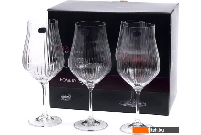 Стаканы, бокалы, рюмки Bohemia Crystal Tulipa Optic 40894/36/550 Стаканы, бокалы, рюмки Bohemia Crystal Tulipa Optic 40894/36/550