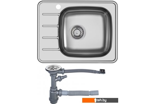 Кухонные мойки Ukinox Гранд GRM600.480-GT6K 1R (с сифоном S701) Кухонные мойки Ukinox Гранд GRM600.480-GT6K 1R (с сифоном S701)