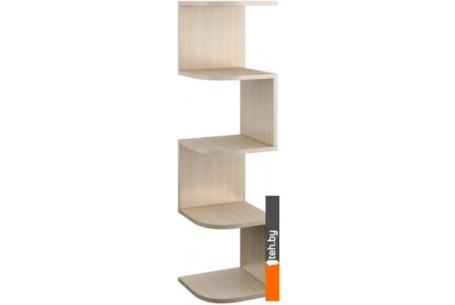 Полки, стеллажи, системы хранения Bon Mebel Снейк 1 (дуб молочный) Полки, стеллажи, системы хранения Bon Mebel Снейк 1 (дуб молочный)