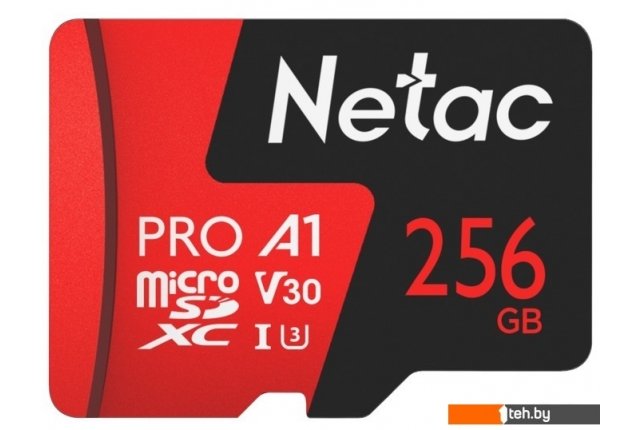 Карты памяти Netac 256GB 500 Extreme Pro NT02P500PRO-256G-R (с адаптером) Карты памяти Netac 256GB 500 Extreme Pro NT02P500PRO-256G-R (с адаптером)
