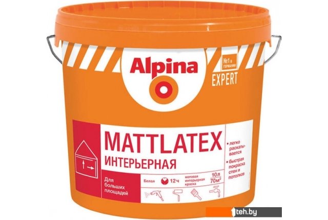 Краски и эмали Alpina Expert Mattlatex (белый, 15 л) Краски и эмали Alpina Expert Mattlatex (белый, 15 л)