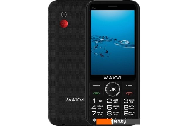 Мобильные телефоны Maxvi B35 (черный) Мобильные телефоны Maxvi B35 (черный)