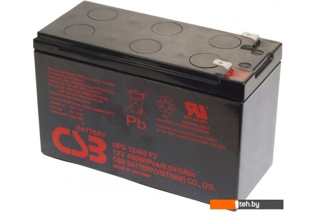 Аккумуляторы для ИБП CSB Battery UPS12460 F2 (12В/9 А·ч) Аккумуляторы для ИБП CSB Battery UPS12460 F2 (12В/9 А·ч)