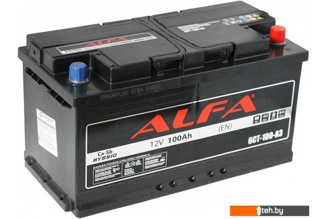 Автомобильные аккумуляторы ALFA Hybrid 100 L (100 А·ч) Автомобильные аккумуляторы ALFA Hybrid 100 L (100 А·ч)