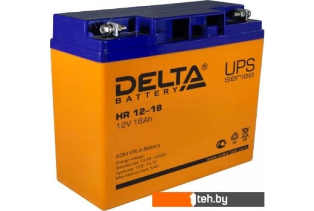 Аккумуляторы для ИБП Delta HR 12-18 (12В/18 А·ч) Аккумуляторы для ИБП Delta HR 12-18 (12В/18 А·ч)