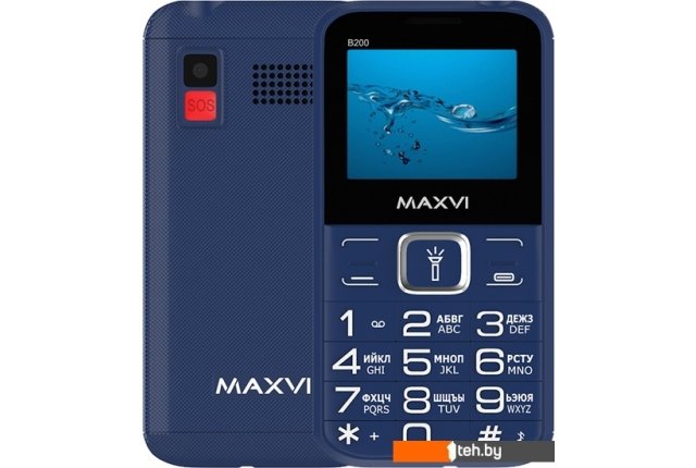 Мобильные телефоны Maxvi B200 (синий) Мобильные телефоны Maxvi B200 (синий)