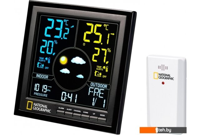 Метеостанции, гигрометры и термогигрометры Bresser National Geographic VA 77193 Метеостанции, гигрометры и термогигрометры Bresser National Geographic VA 77193