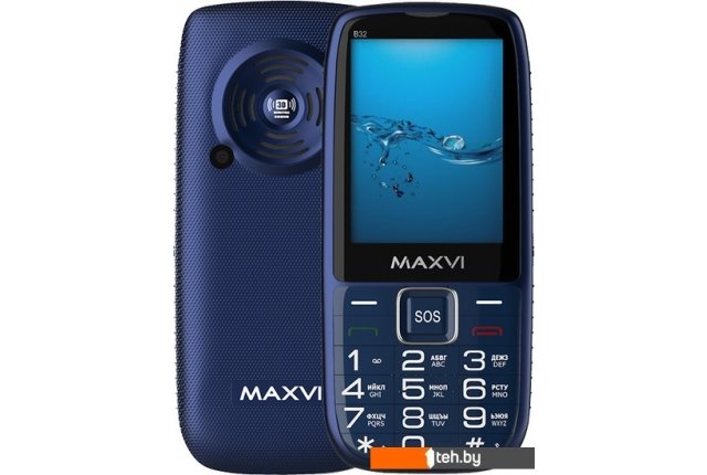 Мобильные телефоны Maxvi B32 (синий) Мобильные телефоны Maxvi B32 (синий)