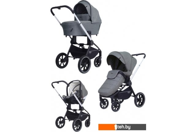 Детские коляски и аксессуары Rant MOWbaby Zoom PU (3 в 1, silver grey) Детские коляски и аксессуары Rant MOWbaby Zoom PU (3 в 1, silver grey)
