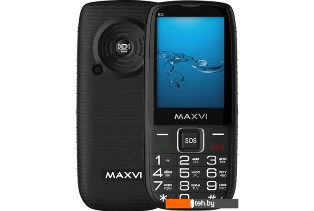 Мобильные телефоны Maxvi B32 (черный) Мобильные телефоны Maxvi B32 (черный)