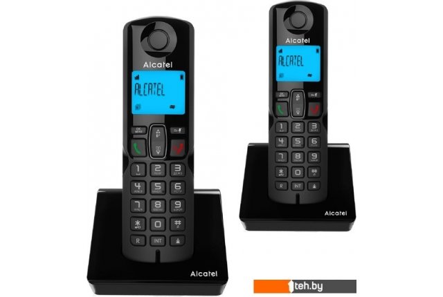 Радиотелефоны DECT Alcatel S230 DUO (черный) Радиотелефоны DECT Alcatel S230 DUO (черный)